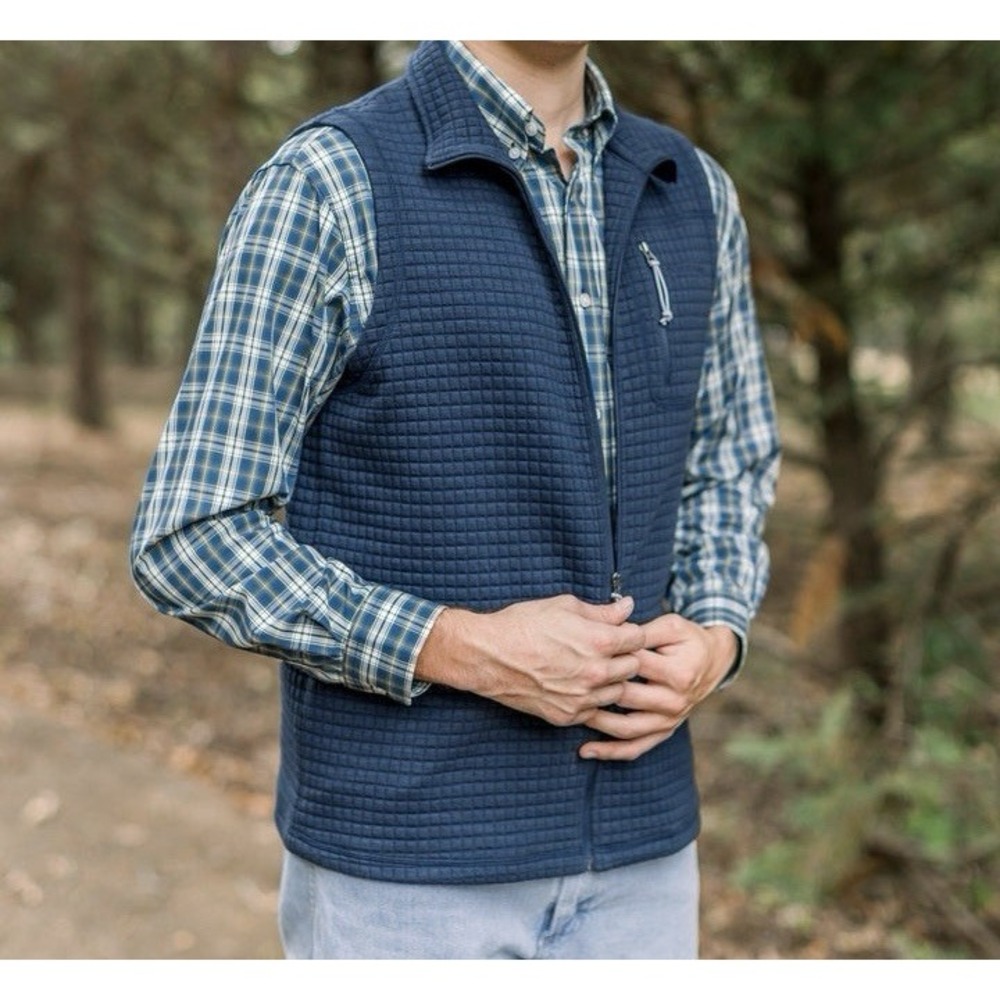Properly Tied Men's Delta Vest Navy Size Small